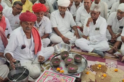 बालोतरा में मनाया हरियाली अमावस्या पर्वबुजुर्गों ने परंपरागत रस्मों के बीच बारिश और फसलों का पूर्वानुमान लगाया IMG 20250427 WA0025