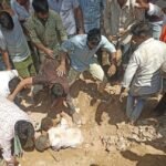 समदड़ी:गौर का चौक में निर्माणाधीन भवन की दीवार ढही, तीन मजदूर मलबे में दबे IMG 20250523 WA0041