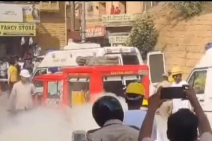 जैसलमेर में आतंकी हमले की आशंका पर मॉक ड्रिल, आपदा प्रबंधन की तैयारियों का सफल परीक्षण IMG 20250507 234709