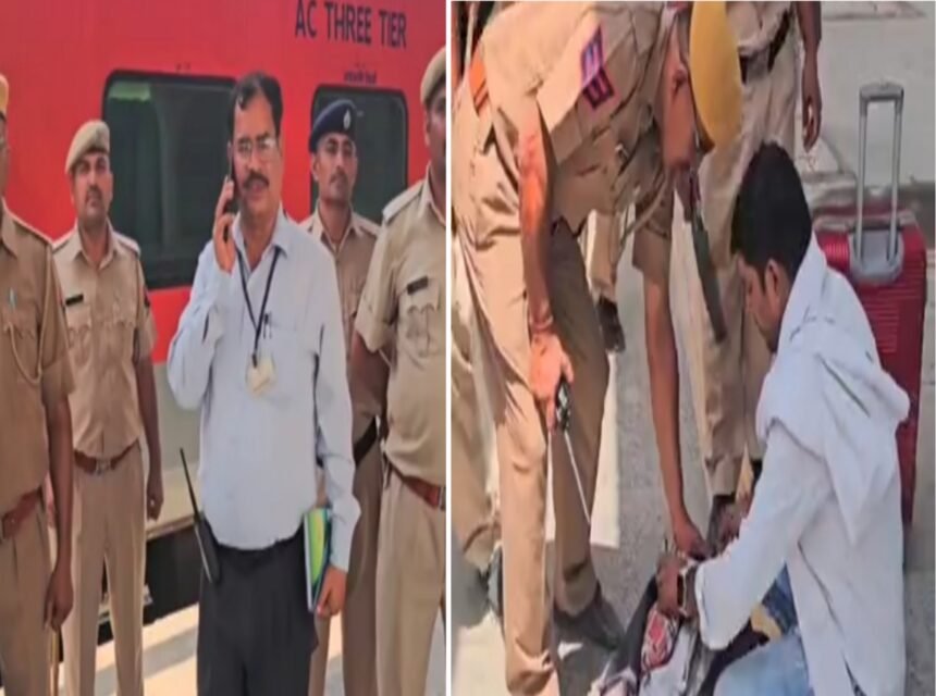 जैसलमेर रेलवे स्टेशन हाई अलर्ट पर, RPF व GRP चला रहे सघन चेकिंग अभियान | ऑपरेशन सिंदूर के बाद सुरक्षा चाक-चौबंद Picsart 25 05 07 17 17 21 058