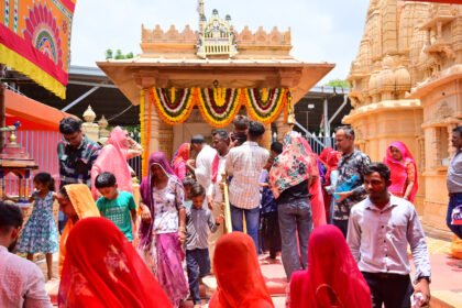 जसोलधाम में आषाढ़ शुक्ल: त्रयोदशी पर माँ के दर्शन को उमड़े श्रद्धालु,त्रयोदशी पर विशेष पूजा अर्चना DSC 9417