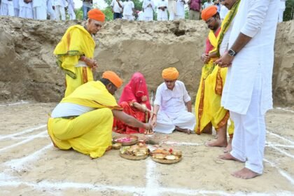 श्री रावल मल्लीनाथ जी मंदिर, मालाजाल के जीर्णोद्धार कार्यक्रम के अंतर्गत भव्य शिलान्यास कार्यक्रम सम्पन्न 1001271446