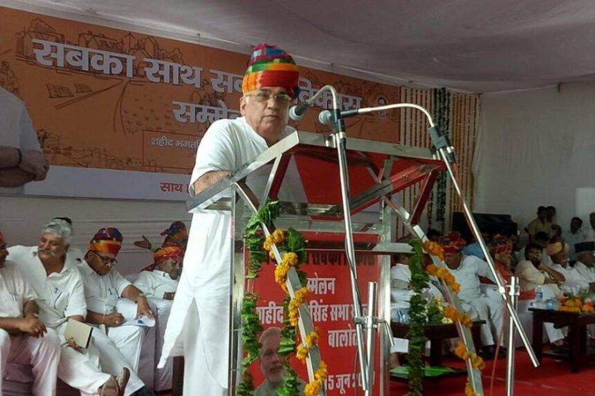 बाड़मेर-जैसलमेर के पूर्व सांसद कर्नल सोनाराम चौधरी का निधन IMG 20250821 WA0016