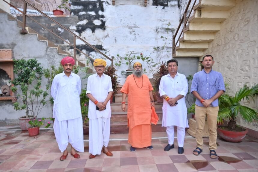 जसोलधाम में दुर्गाष्टमी पर विशेष हवन पूजन,राज्य मंत्री कृष्ण कुमार विश्नोई ने लिया दर्शन लाभ,महंत नारायण गिरी  ने दिए आशीर्वचन IMG 20250930 WA0115