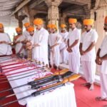 विजयादशमी पर्व पर जसोलधाम में पारंपरिक विधि-विधान एवं वैदिक मंत्रोच्चारण के साथ सम्पन्न हुआ शस्त्र पूजन IMG 20251002 WA0205