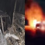 जैसलमेर के बाद अब बालोतरा में भयानक हादसा: ट्रेलर से टकराकर स्कॉर्पियो में लगी आग, 4 दोस्तों की जलकर मौत IMG 20251016 WA0014