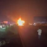 जयपुर-अजमेर हाईवे पर भयावह हादसा: एलपीजी सिलेंडर से भरे ट्रक में लगी आग, धमाकों से दहला इलाका, दो की मौत, कई घायल IMG 20251008 112209