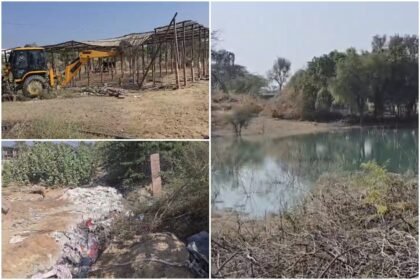 Balotra अरावली की गोद में चल रहा था प्रदूषण का काला कारोबार, सिणेर में 7 अवैध कपड़ा धुपाई फैक्ट्रियां ध्वस्त IMG 20260107 WA0117