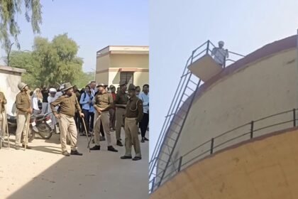 Balotra: आसोतरा में पानी संकट पर फूटा गुस्सा, बुजुर्ग चढ़ा टंकी पर, प्रशासन को देना पड़ा लिखित आश्वासन IMG 20260214 WA0023