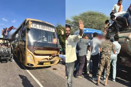 बालोतरा में भीषण सड़क हादसा: NH-25 पर बस-ट्रेलर टक्कर, 6 की मौत, कई गंभीर IMG 20260227 WA0130